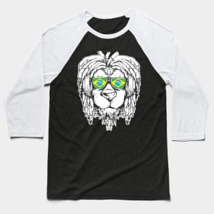 Rasta Reggae Lion Brazil Gift Rastafari Baseball T-Shirt